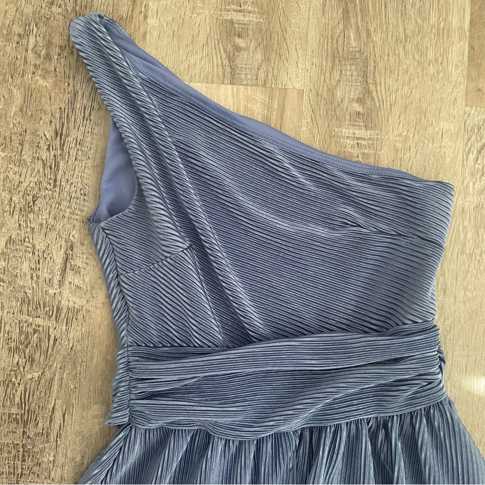 Lucy in the Sky Blue One Shoulder Dress - Picture 5 of 8
